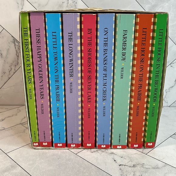 Scholastic Office Vintage The Little House Books Complete Ninebook Boxed Set Laura Ingalls
